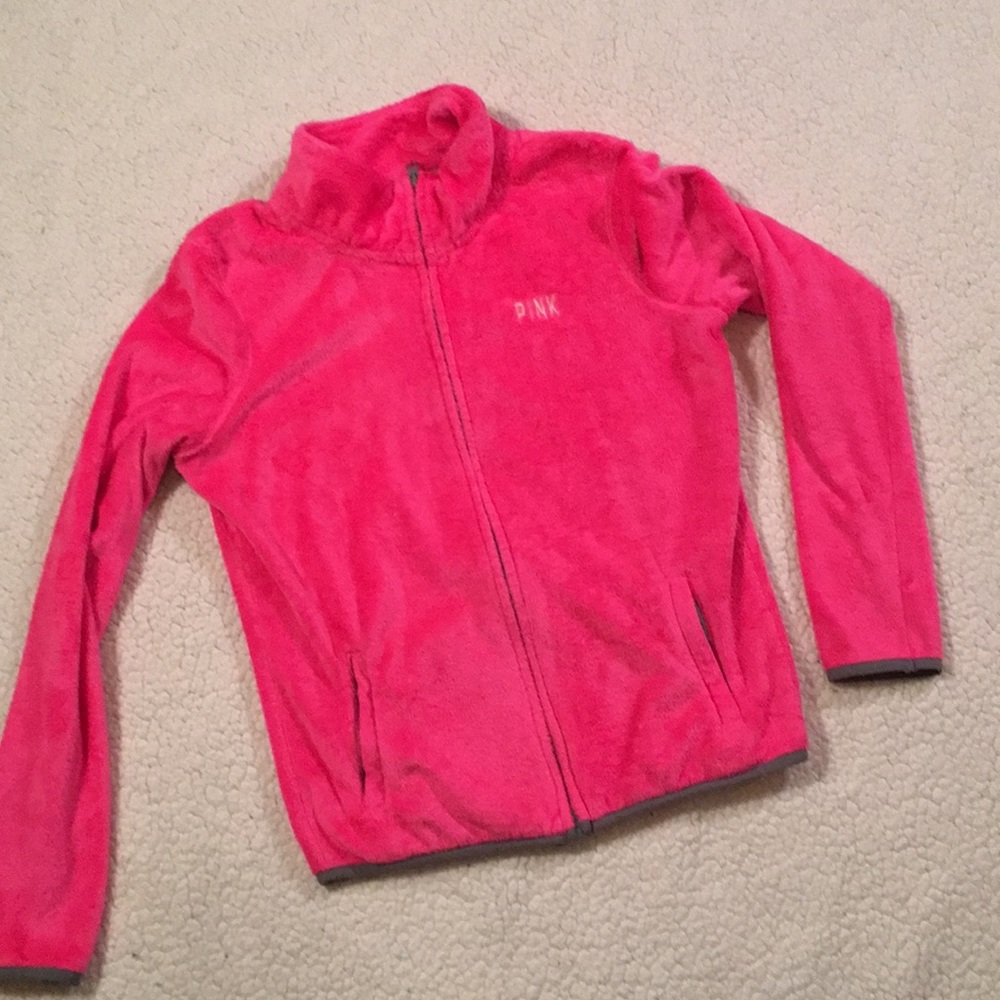 Victoria’s Secret Pink fushia zip up